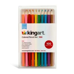 Kingart Colored Pencil Set - 100 Colors